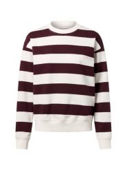 Marie Lund Bluza damska Kobiety Bawełna lila|biały w paski, S. Białe bluzy damskie Marie Lund, s, bez wzorów, z bawełny, bez kaptura. Za 139.95 zł.