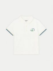 Mayoral Polo 1106 Biały Regular Fit. Białe t-shirty dla chłopców Mayoral, bez wzorów, z bawełny, bez ramiączek. Za 89.99 zł.