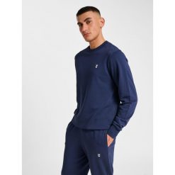 Bluza Hummel Pulse. Niebieskie bluzy męskie Hummel, bez wzorów, bez kaptura. Za 230.50 zł.