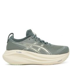Buty do biegania Asics. Szare obuwie sportowe damskie Asics, bez wzorów, do biegania. Za 719.99 zł.