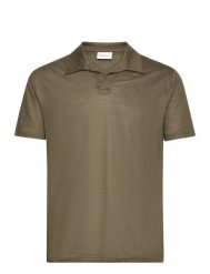 Koszulka polo męska Gant Linen Ss Polo. Zielone koszulki polo męskie GANT, l, bez wzorów, z jeansu, eleganckie, bez ramiączek. Za 198.49 zł.