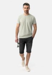 Szorty jeansowe, Regular Fit, E-CARST. Szare krótkie spodenki sportowe męskie Volcano, m, bez wzorów, z dresówki. Za 159.99 zł.