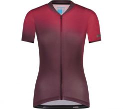 Damska koszulka z krótkim rękawem EVOLVE Avventura, matowy róż. Czerwone koszulki sportowe damskie Shimano, xl, bez wzorów, z elastanu, bez kołnierzyka, bez ramiączek, rowerowe. Za 488.90 zł.