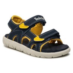 Sandały Timberland. Niebieskie sandały chłopięce Timberland, bez zapięcia. Za 129.99 zł.