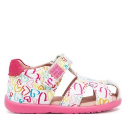 Sandały Agatha Ruiz de la Prada. Białe sandały dziewczęce Agatha Ruiz de la Prada, bez zapięcia. Za 169.99 zł.