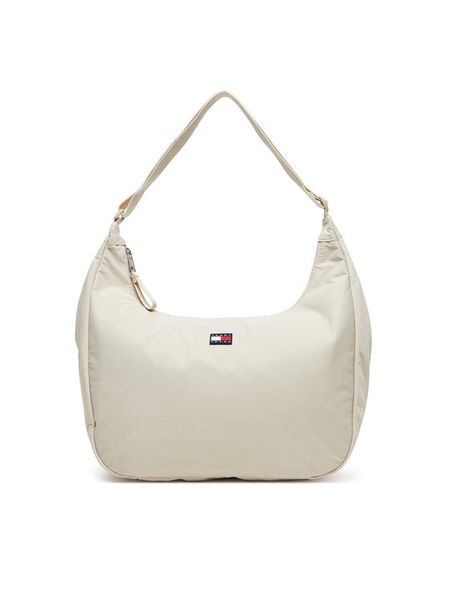 Tommy Jeans Torebka Tjw Urban Large AW0AW17569 Beżowy. Brązowe torebki do ręki damskie Tommy Jeans, bez wzorów, z jeansu, bez dodatków. Za 429.99 zł.