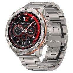 Smartwatch Kospet Tank T3 Ultra2 Special Edition. Szare t-shirty męskie KOSPET, uniwersalny, bez wzorów, bez kołnierzyka. W wyprzedaży za 579.00 zł.
