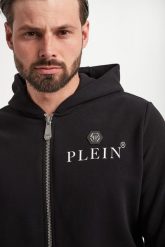 Bluza dresowa męska PHILIPP PLEIN. Bluzy męskie Philipp Plein, m, bez wzorów, z dresówki, bez kaptura. W wyprzedaży za 2,183.35 zł.