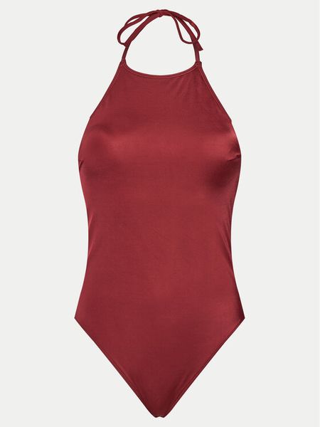 Calvin Klein Swimwear Strój kąpielowy KW0KW02733 Bordowy. Czerwone kostiumy jednoczęściowe damskie Calvin Klein Swimwear, xl, bez wzorów, z syntetyku. Za 279.99 zł.