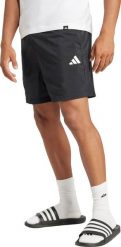 Adidas Spodenki męskie adidas Essentials Small Logo Chelsea czarne JF1117 4XL. Czarne krótkie spodenki sportowe męskie Adidas, m, bez wzorów. Za 102.59 zł.