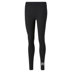 Legginsy Puma ESS Metallic, Kobiety. Czarne legginsy damskie Puma, xs, bez wzorów, na jogę i pilates. Za 95.40 zł.
