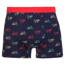 Granatowe Bokserki Męskie Moraj. Niebieskie bokserki męskie Moraj, m, bez wzorów, z bawełny. Za 29.99 zł.