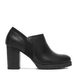 Półbuty Clara Barson. Czarne półbuty damskie Clara Barson, bez wzorów, bez obcasa, na obcasie, bez zapięcia. Za 149.99 zł.