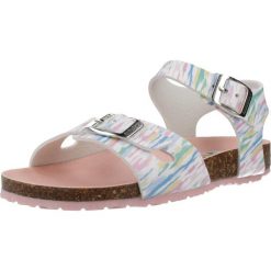 Sandały PABLOSKY 446607P Wielokolorowy. Białe sandały damskie Pablosky, bez wzorów, z materiału, bez obcasa, bez zapięcia. Za 177.99 zł.