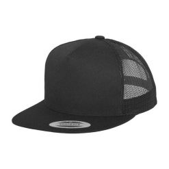 Klasyczna Czapka Z Daszkiem. Czarne czapki i kapelusze damskie FLEXFIT, bez wzorów, klasyczne. Za 54.99 zł.