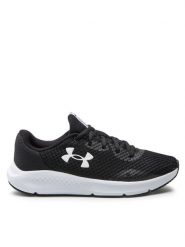 Under Armour Buty do biegania Ua W Charged Pursuit 3 3024889-001 Czarny. Czarne obuwie sportowe damskie Under Armour, bez wzorów, z materiału, do biegania. Za 229.99 zł.