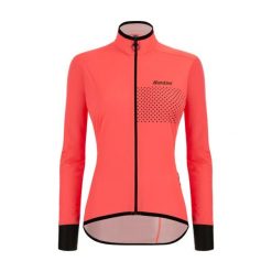 Kurtka rowerowa damska Santini Guard Nimbus. Brązowe kurtki sportowe damskie SANTINI, m, bez wzorów, bez kaptura, rowerowe. Za 319.99 zł.