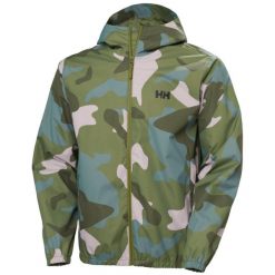 Kurtka wodoodporna Helly Hansen Core Graphic. Szare kurtki męskie Helly Hansen, m, bez wzorów, bez kaptura. W wyprzedaży za 580.00 zł.
