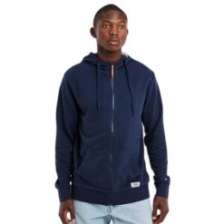 Bluza z kapturem i zamkiem błyskawicznym Protest Nxgollie. Niebieskie bluzy męskie Protest, m, bez wzorów, z kapturem. W wyprzedaży za 259.90 zł.