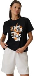 4f Koszulka damska 4F F2721 czarna 4FWSS26TTSHF2721 20S L. Czarne t-shirty damskie 4f, l, bez wzorów, bez kołnierzyka. Za 75.58 zł.