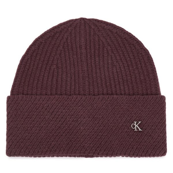 Czapka Calvin Klein. Czerwone czapki i kapelusze damskie Calvin Klein, na zimę, bez wzorów. Za 169.99 zł.