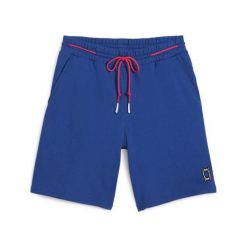 Spodenki męskie Puma PIVOT niebieskie r XL. Niebieskie krótkie spodenki sportowe męskie Puma, l, bez wzorów, z bawełny, do koszykówki. Za 184.01 zł.