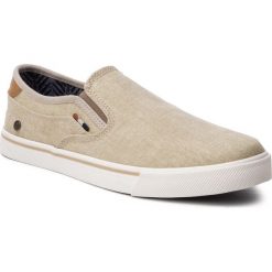 Tenisówki WRANGLER - Mitos Slip On WM91101A Sand 025. Półbuty na co dzień męskie marki Wrangler. W wyprzedaży za 159.00 zł.
