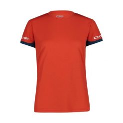 Koszulka damska CMP. Brązowe koszulki sportowe damskie CMP, l, bez wzorów, z materiału, bez kołnierzyka, bez ramiączek, trekkingowe. Za 69.99 zł.