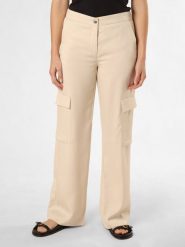 MAC Spodnie - Chiara Cargo Kobiety Lyocell beżowy, 36-32. Brązowe spodnie materiałowe damskie MAC, s, bez wzorów, z lyocellu. Za 329.95 zł.