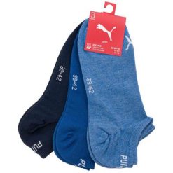 Skarpetki Puma Unisex 3 Pary 43-46 - Oddychające i Wygodne. Fioletowe skarpety damskie ZEAGLE, bez wzorów, z bawełny. Za 131.99 zł.