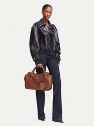 Guess Torebka Antonia HWBG21 83060 Brązowy. Brązowe torebki do ręki damskie Guess, z aplikacjami, ze skóry, bez dodatków. Za 674.99 zł.