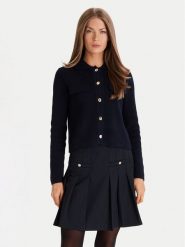 Morgan Kardigan 252-MIMDIE Granatowy Regular Fit. Niebieskie kardigany damskie Morgan, xl, bez wzorów, z syntetyku. Za 329.99 zł.