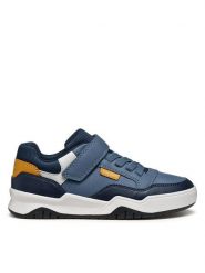 Geox Sneakersy J Perth J367RE 0MEFU C4263 S Granatowy. Niebieskie buty sportowe chłopięce Geox, bez wzorów, ze skóry, bez zapięcia. Za 149.99 zł.