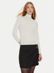 Liu Jo Golf WF4008 MS49I Écru Regular Fit. Swetry damskie Liu Jo, xl, bez wzorów, z wiskozy, bez kołnierzyka, bez ramiączek, bez kaptura. Za 269.99 zł.