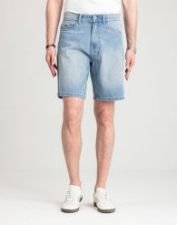 Męskie Spodenki Jeansowe Marcus Justin 2236 Shorts Light Blue Snow 2-7000166. Białe szorty męskie MARCUS, m, bez wzorów, z jeansu. Za 99.99 zł.