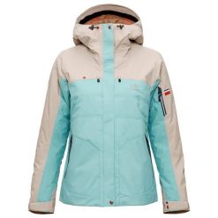 Damska kurtka narciarska z kapturem Elevenate St Moritz. Niebieskie kurtki snowboardowe damskie ELEVENATE, s, bez wzorów, z gore-texu, z kapturem, narciarskie, gore-tex. Za 2,570.00 zł.