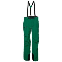 Spodnie Helly Hansen verglas bc. Zielone spodnie snowboardowe męskie Helly Hansen, m, bez wzorów, z elastanu, narciarskie. Za 1,046.00 zł.