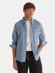 Quiksilver Koszula Smoke Trail EQYWT04652 Niebieski Regular Fit. Niebieskie koszule męskie Quiksilver, m, bez wzorów, z bawełny, bez kołnierzyka, bez ramiączek. Za 299.99 zł.