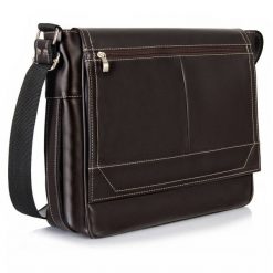 Torba męska Tizano czekolada TM15- E2. Białe torby na laptopa męskie TIZANO, bez wzorów, z materiału. Za 170.00 zł.