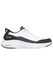 Buty sportowe Sneakersy damskie, Slip-ins: Contour Foam - Cozy Fit. Białe obuwie sportowe damskie Skechers, bez wzorów, z materiału, trekkingowe. Za 399.99 zł.
