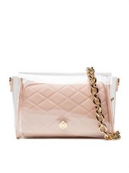 Jenny Fairy Torebka MJH-J-112-60-01 Różowy. Czerwone torebki do ręki damskie Jenny Fairy, bez wzorów, z syntetyku, wizytowe, bez dodatków. Za 89.98 zł.