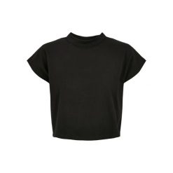 Krótka Koszulka Damska. Czarne koszulki sportowe damskie Urban Classics, xs, bez wzorów, sportowe, bez kołnierzyka. Za 67.99 zł.