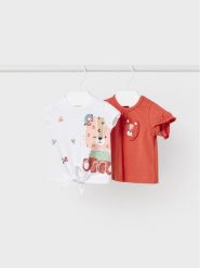 Mayoral Komplet t-shirtów 1097 Kolorowy. T-shirty i topy dla dziewczynek Mayoral, bez wzorów, z bawełny, bez ramiączek. Za 69.99 zł.