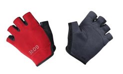 Rękawiczki rowerowe damskie Gore Bike Wear Power. Czerwone rękawiczki damskie Gore Wear, na lato, bez wzorów, z materiału. Za 66.49 zł.