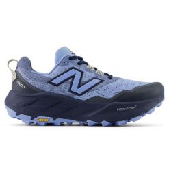 Buty damskie New Balance Fresh Foam X Hierro v9 WTHIERB9 – niebieskie. Niebieskie obuwie sportowe damskie New Balance, bez wzorów, z gumy, do biegania. Za 499.99 zł.