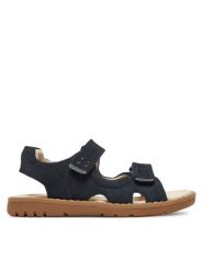 Lasocki Kids Sandały EASY CI12-2705-21 Granatowy. Niebieskie sandały chłopięce Lasocki Kids, z nubiku, bez zapięcia. Za 119.99 zł.