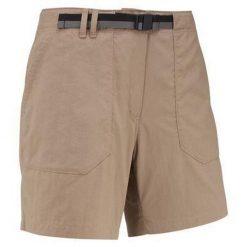 Szorty turystyczne Lafuma Access Beżowe. Brązowe szorty sportowe damskie Lafuma, bez wzorów, sportowe, trekkingowe. Za 241.45 zł.