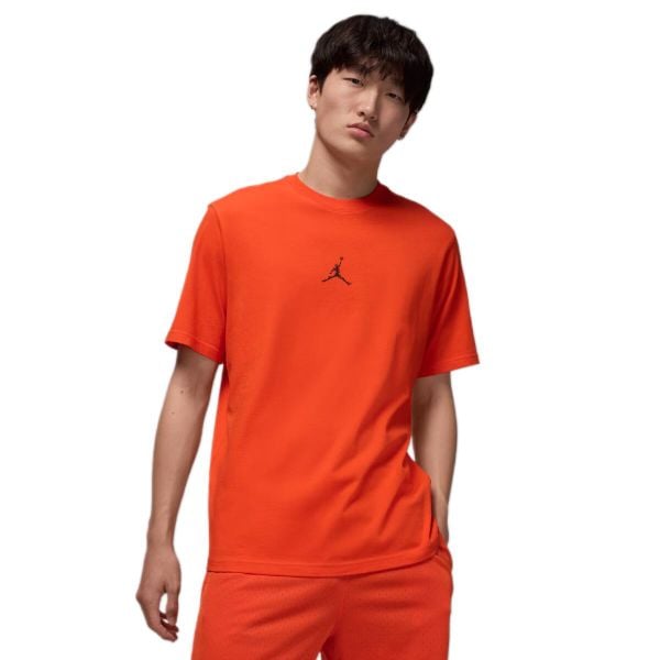 Koszulka męska Air Jordan Sport Dri-FIT T-shirt Orange HQ8970-891. Brązowe koszulki sportowe męskie Jordan, m, bez wzorów, sportowe, bez kołnierzyka. Za 148.35 zł.