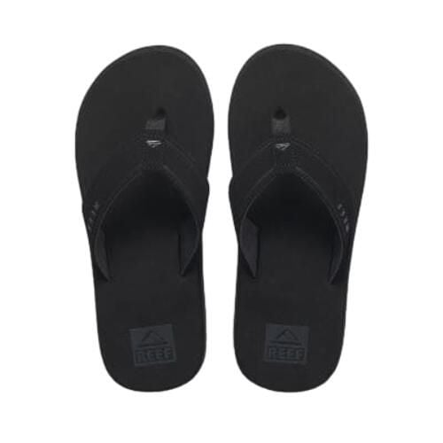 Reef Layback klapki męskie czarne. Czarne klapki męskie Reef, z gumy. Za 313.99 zł.
