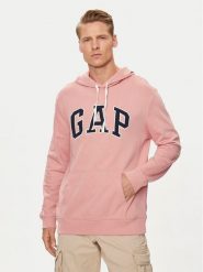 Gap Bluza 868460-01 Różowy Regular Fit. Czerwone bluzy męskie GAP, m, bez wzorów, z bawełny, bez kaptura. Za 119.99 zł.